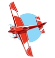 sport plane vector image