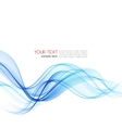 abstract color wave design element vector image