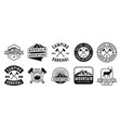 adventure logo and badge good for print vector image