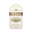 best luxury label composition vector image