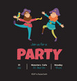 happy pirates invitation vector image