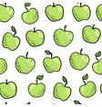 beautiful black and white seamless doodle pattern vector image vector image
