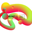 abstract fluid color background vector image