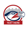 baseball logo vector image