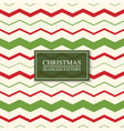 christmas seamless colorful zigzag pattern bright vector image