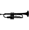 trumpet vector image vector image