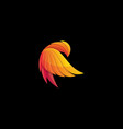 phoenix logos abstract design vector image