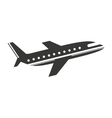 plane airplane flying icon vector image vector image