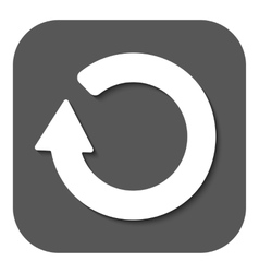 Refresh icon loading symbol flat Royalty Free Vector Image