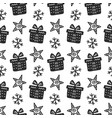 scandinavian christmas nordic seamless pattern vector image