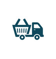 shop delivery logo template design vector image