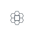 ai pattern creative icon from artificial vector image vector image