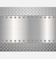 diamond metal background 2 vector image
