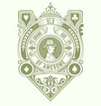 old label for packing layered vector image vector image