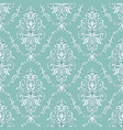 damask seamless pattern background vector image
