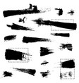 black paint ink vector image