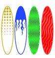 surfboards vector image