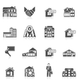 real estate icon set vector image
