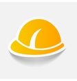 realistic design element helmet vector image
