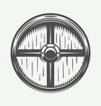 vintage vikings shield can be used as logo emblem vector image vector image