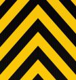 arrow warning stripe vector image vector image