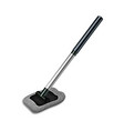 brush tool for washing car body and window vector image vector image