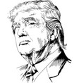 president of the united states of america vector image vector image