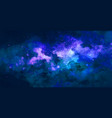 cosmic beautiful colorful space background vector image vector image
