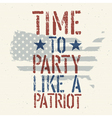 patriot party vector image vector image