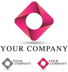 Pink ribbon logo Royalty Free Vector Image - VectorStock