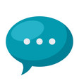 speech bubble icon vector image
