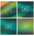 abstract blurred backgrounds vector image