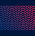 black background with vibrant zigzag pattern vector image