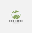 eco house vector image