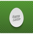 easter festive banner realistic paper egg vector image