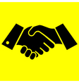 handshaking vector image vector image