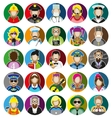 profession icons set vector image