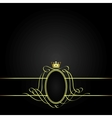 seamless vintage background with place for your vector image vector image