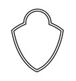 outline shape football vector image vector image