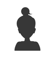 girl female avatar person people icon vector image