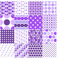seamless retro dot pattern print vector image
