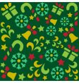 christmas seamless texture vector image