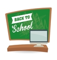 flat of back to school design vector image