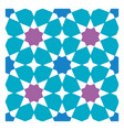 colorful arabic geometric ornament vector image vector image