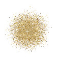 glitter background gold splash on white vector image