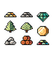 pixel object art vector image vector image