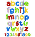 alphabet vector image