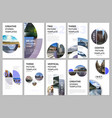 creative social networks stories design vertical vector image
