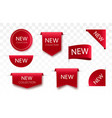 tags set badges and labels vector image
