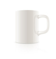 realistic mug vector image